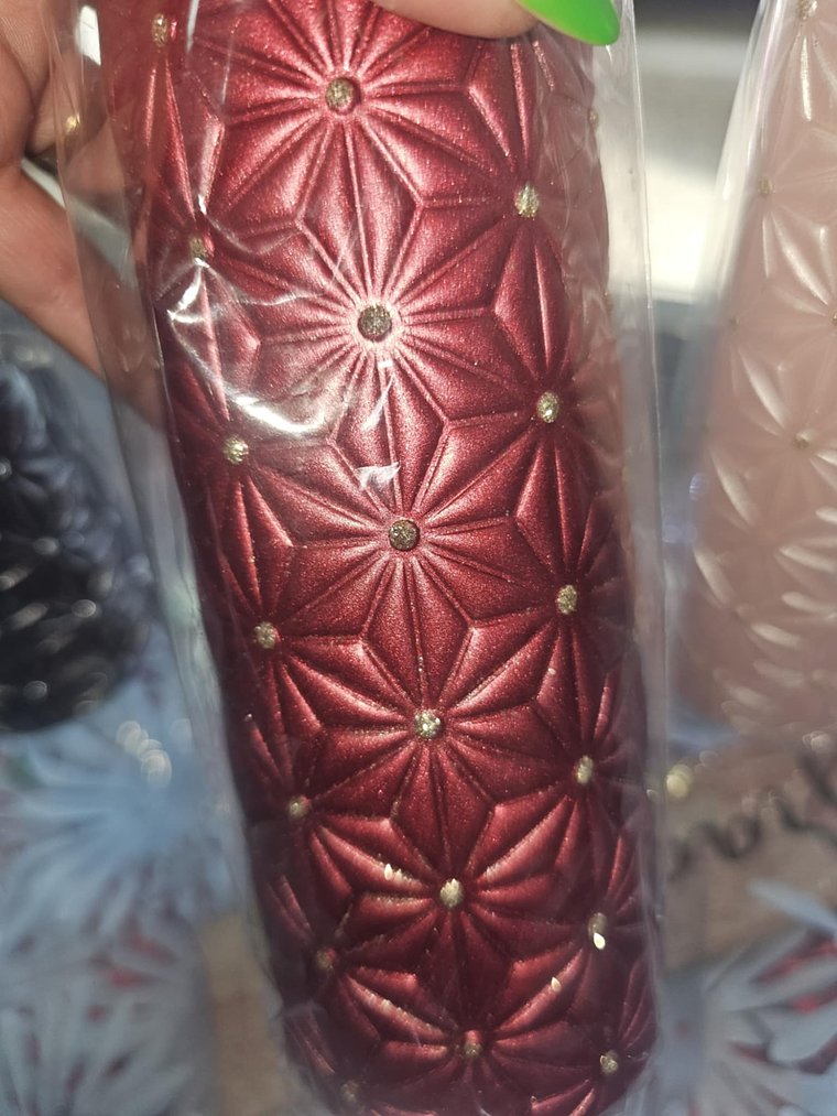 Vela Decorativa Cilíndrica Artesanal 3