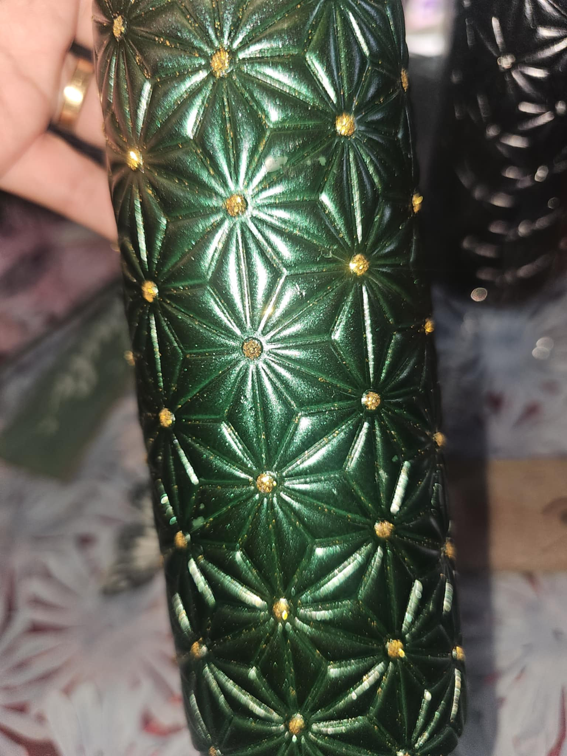 Vela Decorativa Cilíndrica Artesanal 5