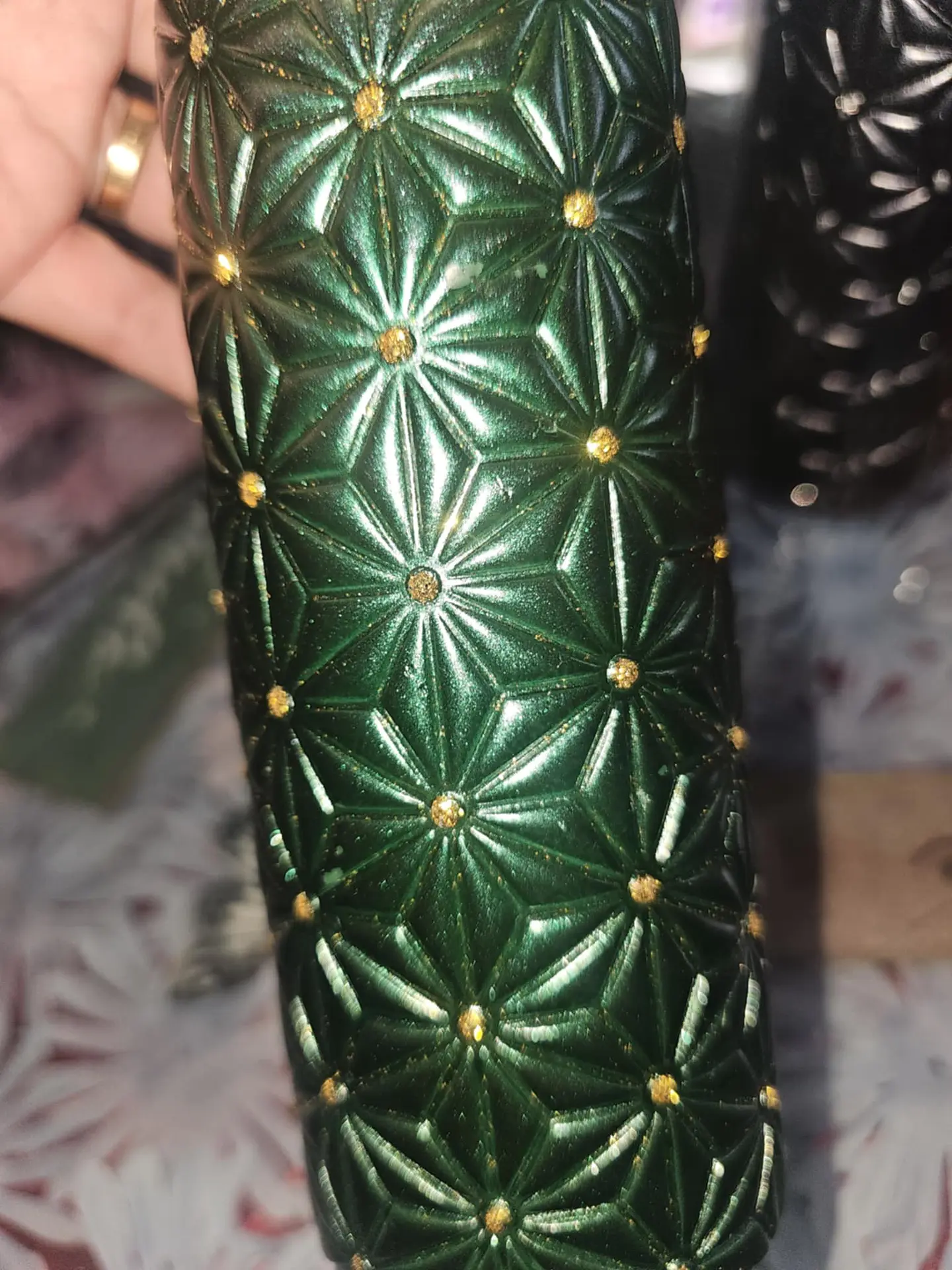 Vela Decorativa Cilíndrica Artesanal 5
