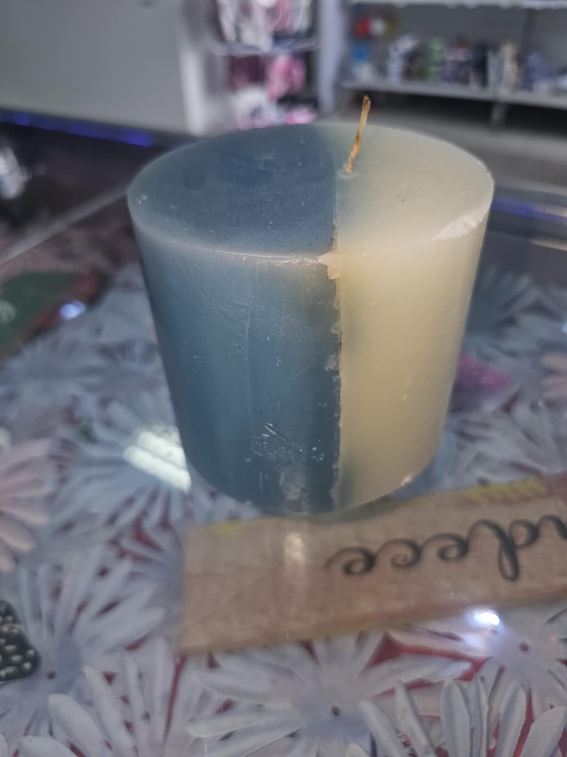 Vela Quadrada Rústica Artesanal 4