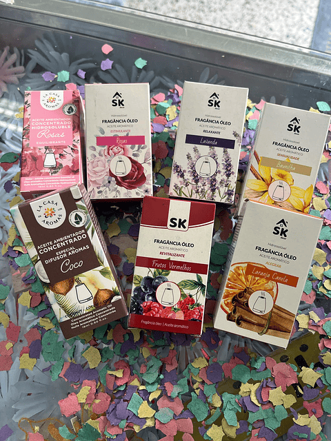 Óleos Essenciais e Perfumes de Ambiente