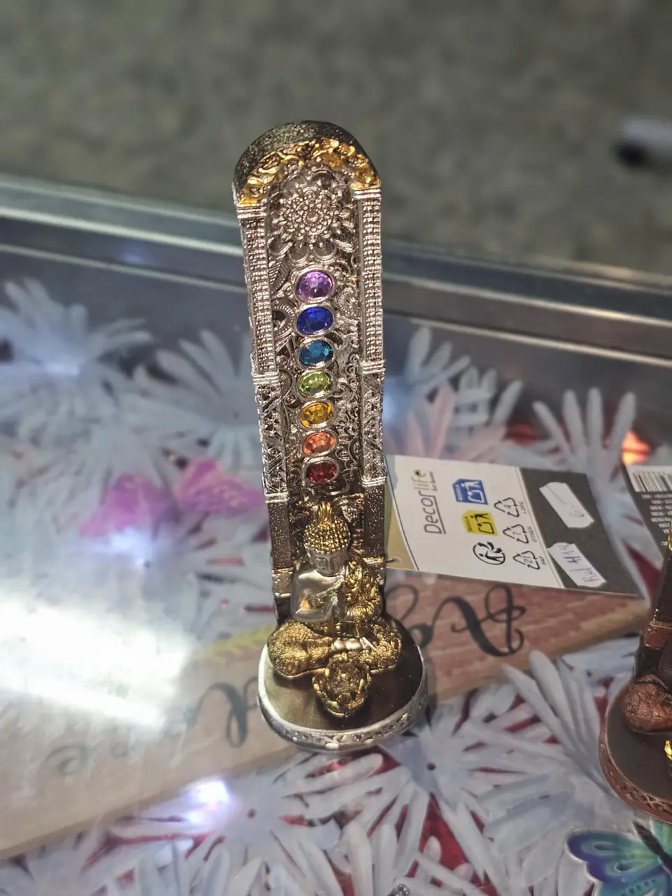 Porta-Incenso Chakras com Buda 2