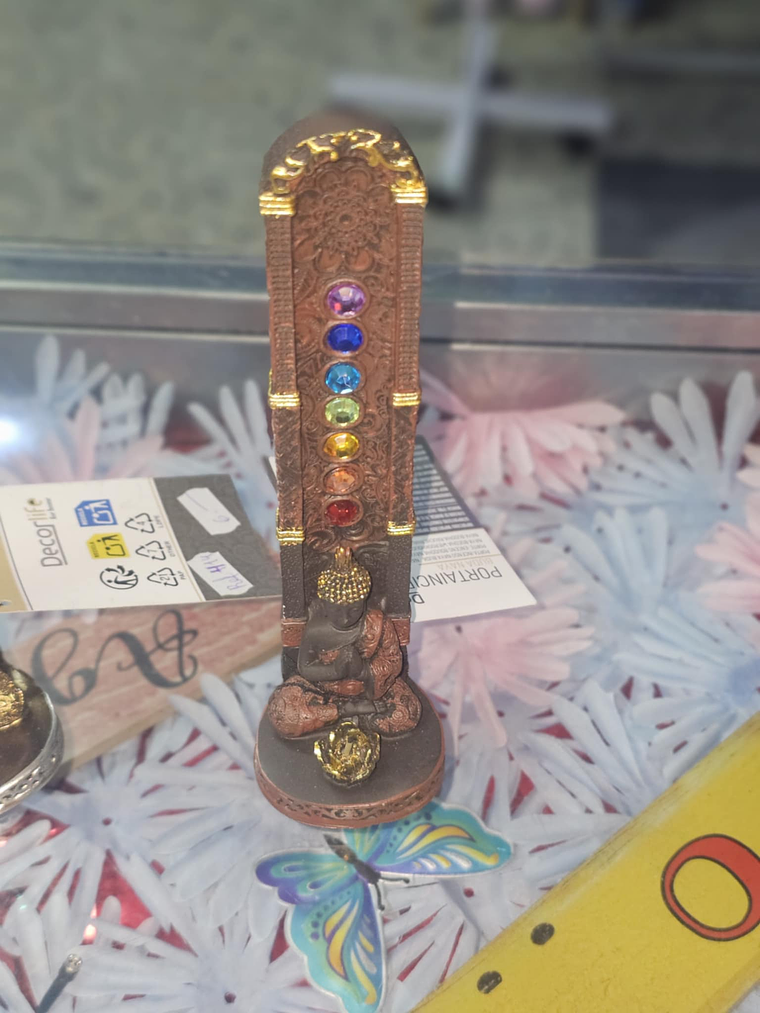 Porta-Incenso Chakras com Buda 3