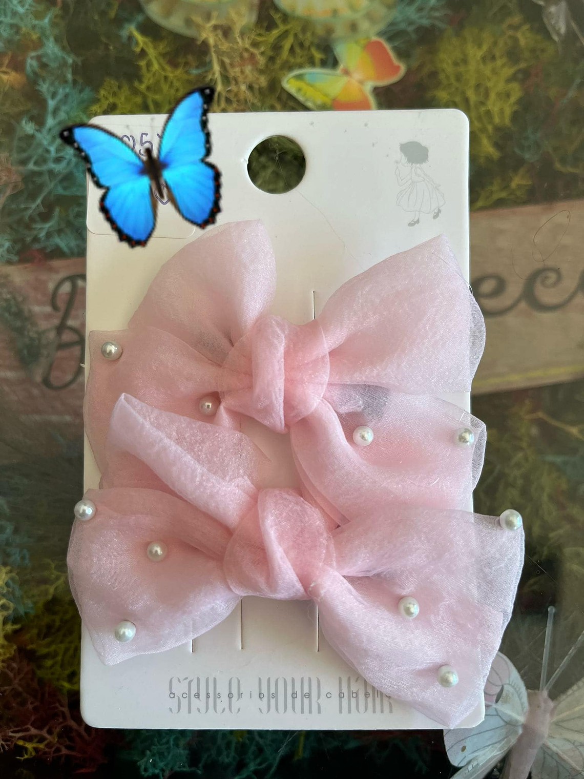 Laços de Cabelo Elegantes com Pérolas 2