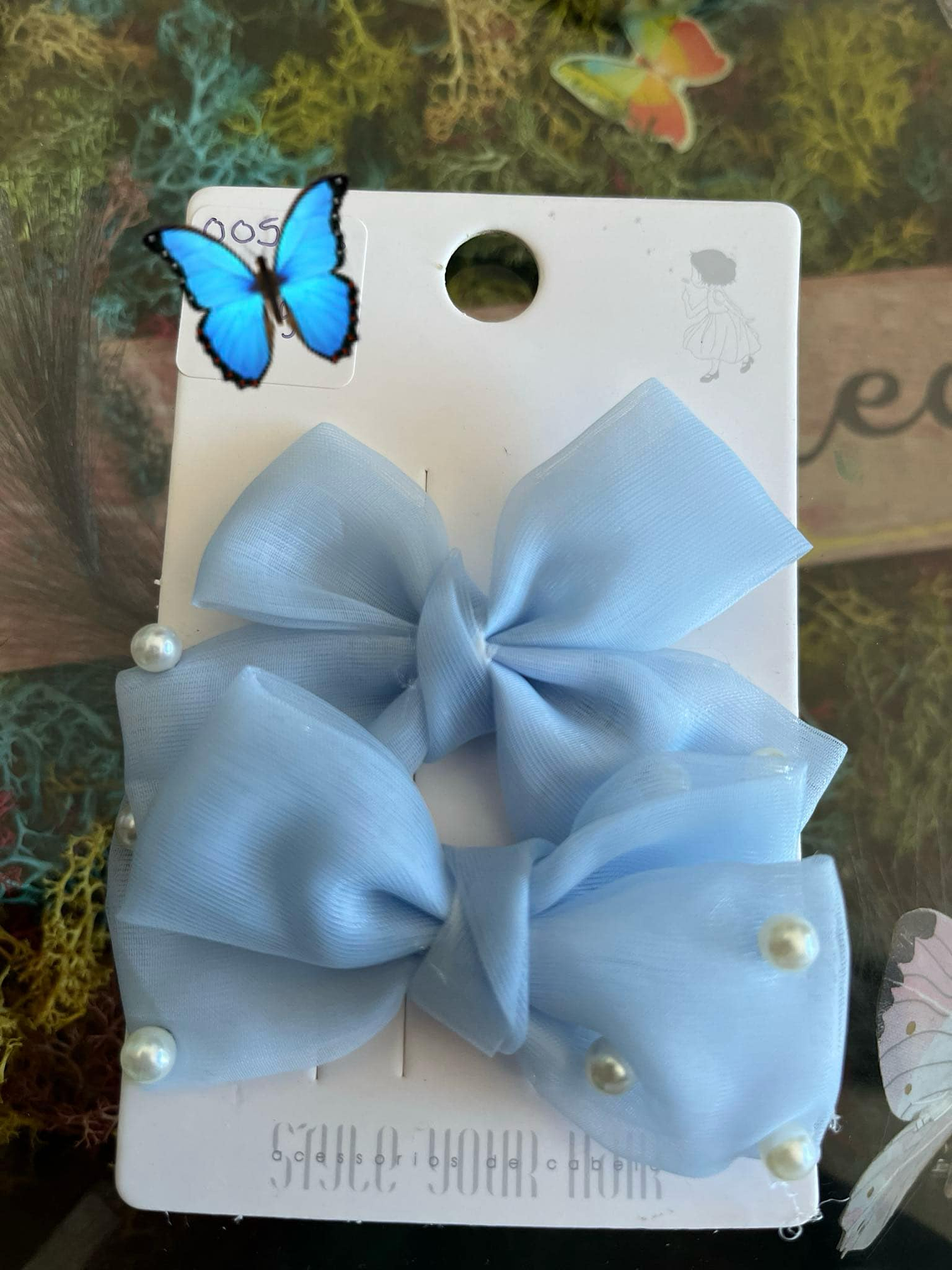 Laços de Cabelo Elegantes com Pérolas 5