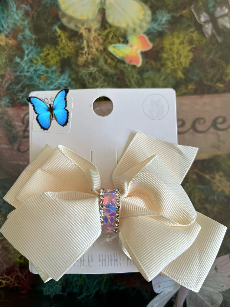 Laços de Cabelo de Cetim com Brilho 3