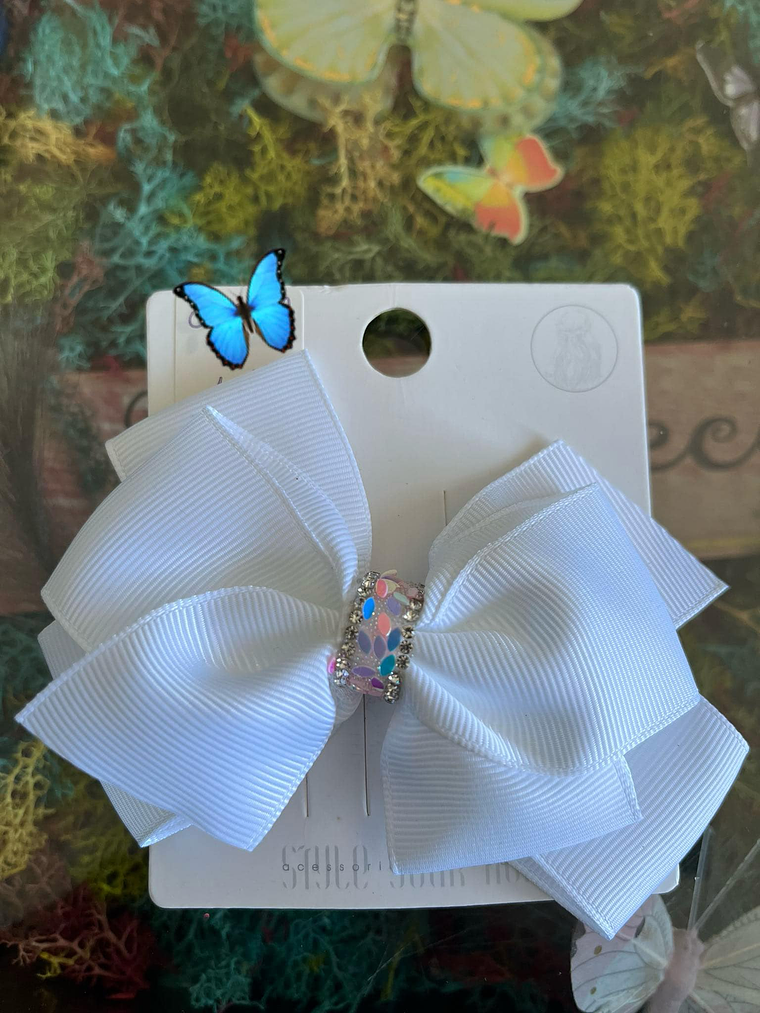 Laços de Cabelo de Cetim com Brilho 5