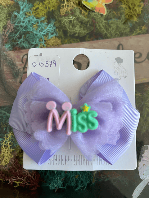 Laço "Miss" Colorido