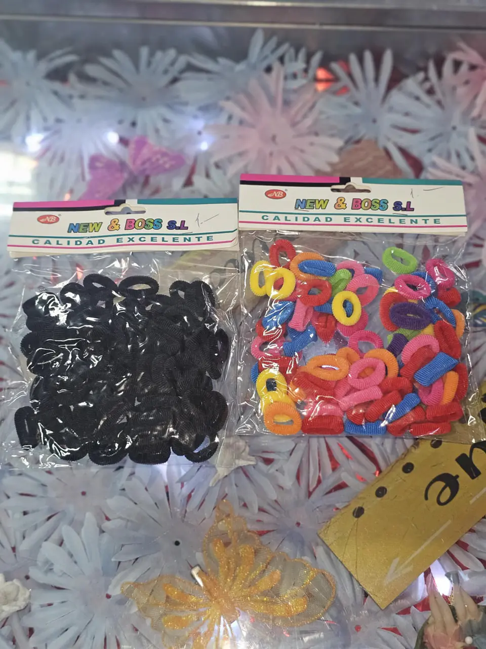 Conjunto de Elásticos de Cabelo – Pretos ou Coloridos 1