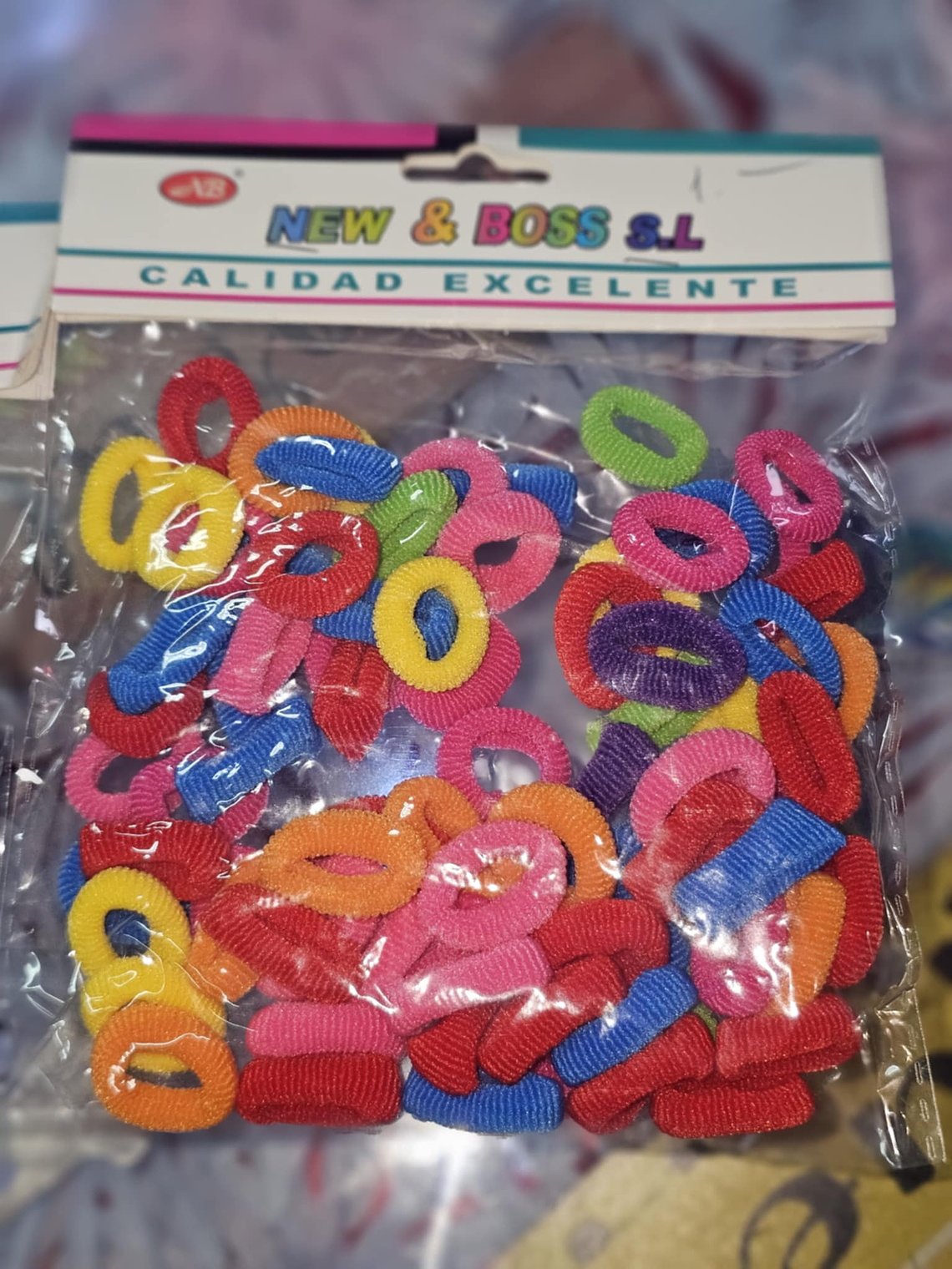 Conjunto de Elásticos de Cabelo – Pretos ou Coloridos 2