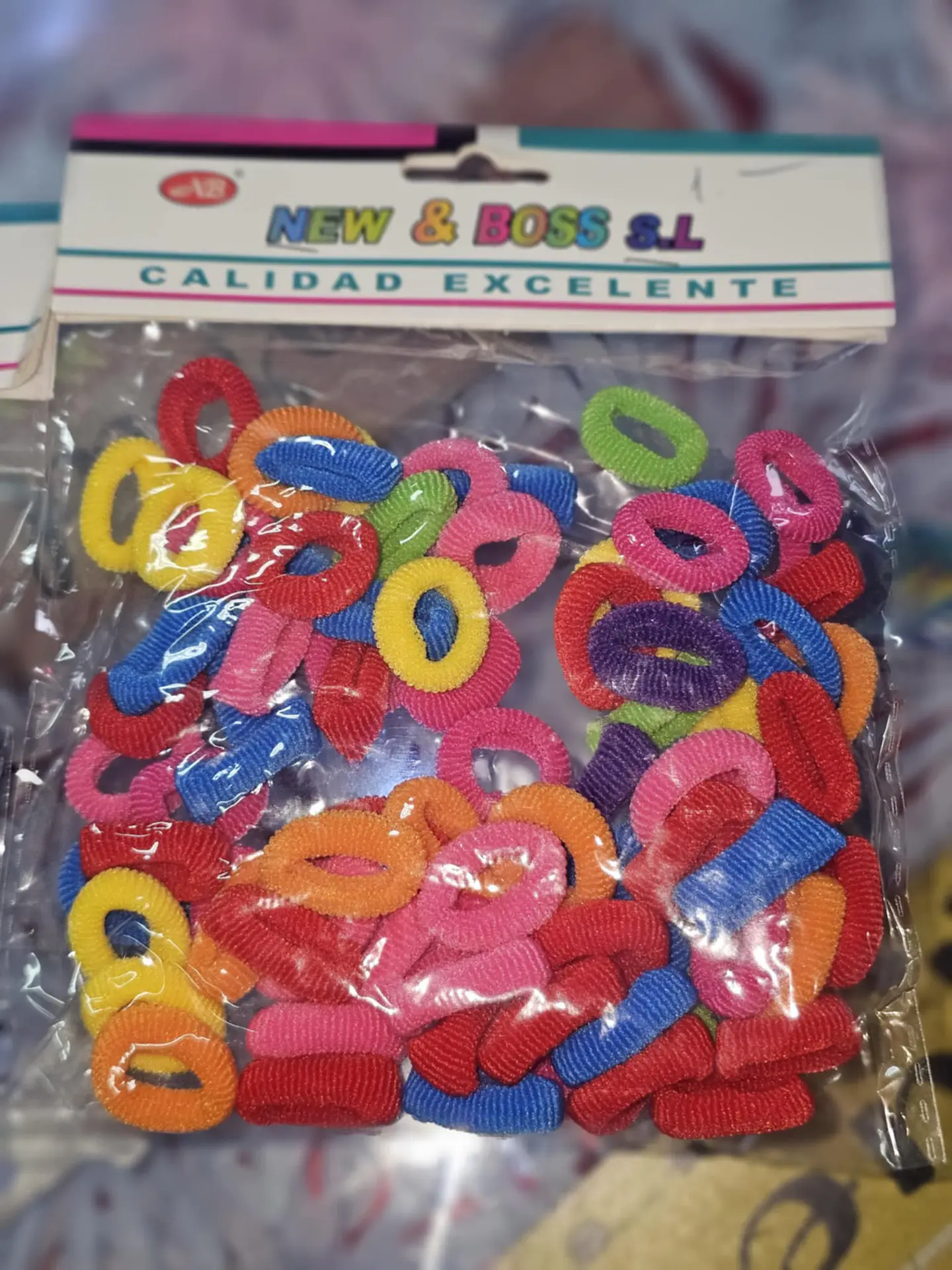 Conjunto de Elásticos de Cabelo – Pretos ou Coloridos 2