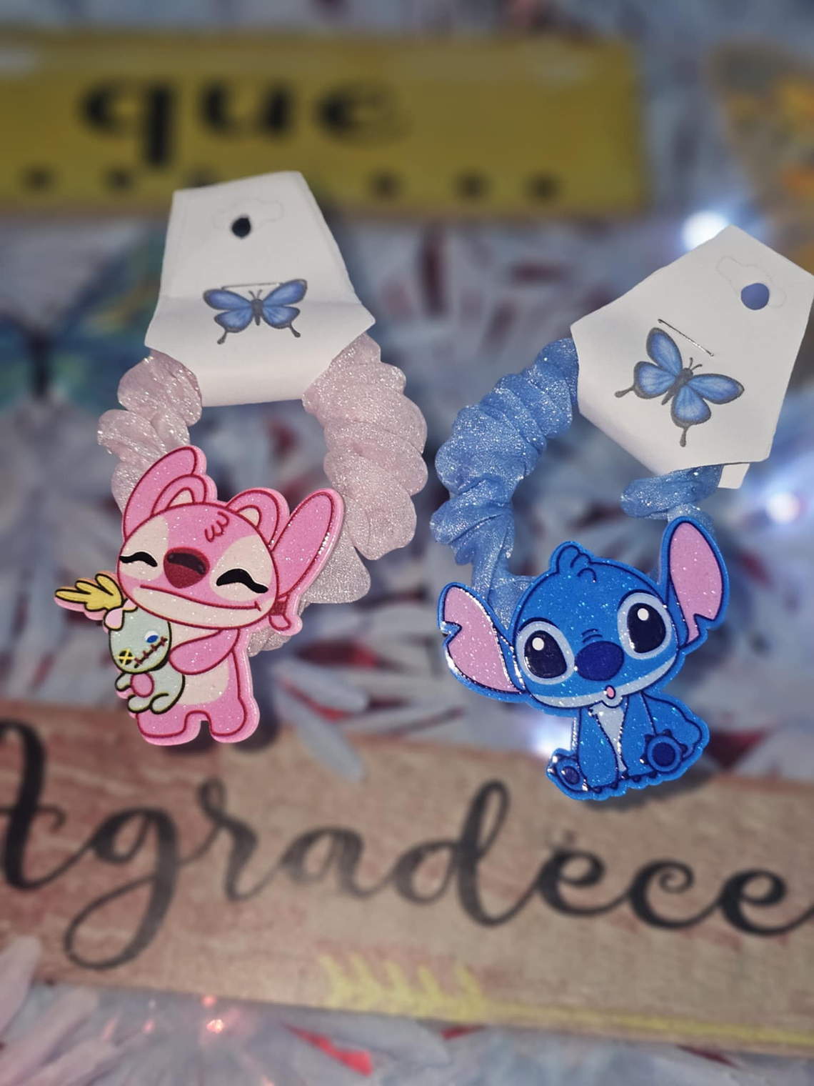 Elásticos de Cabelo Infantis com Personagens 1