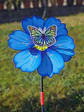 Catavento Decorativo de Jardim – Flores Coloridas - Thumbnail 1