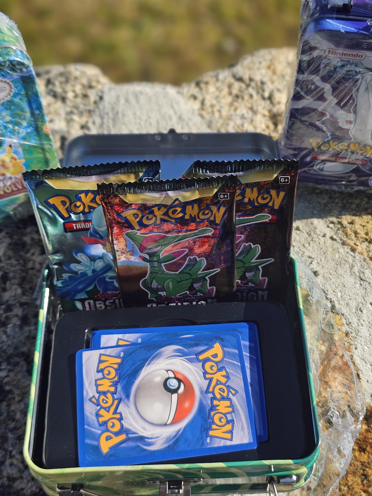 Caixa de Cartas Pokémon – Coleção Exclusiva 3