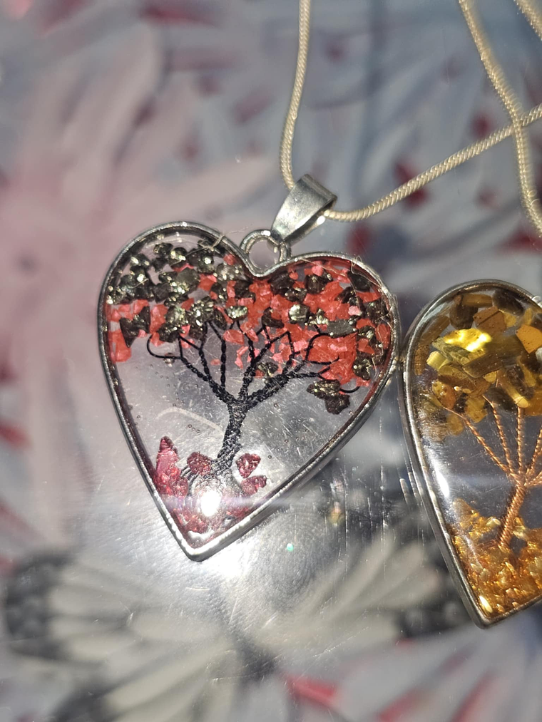 Colar Coração com Árvore da Vida – Bijuteria Elegante e Significativa 2