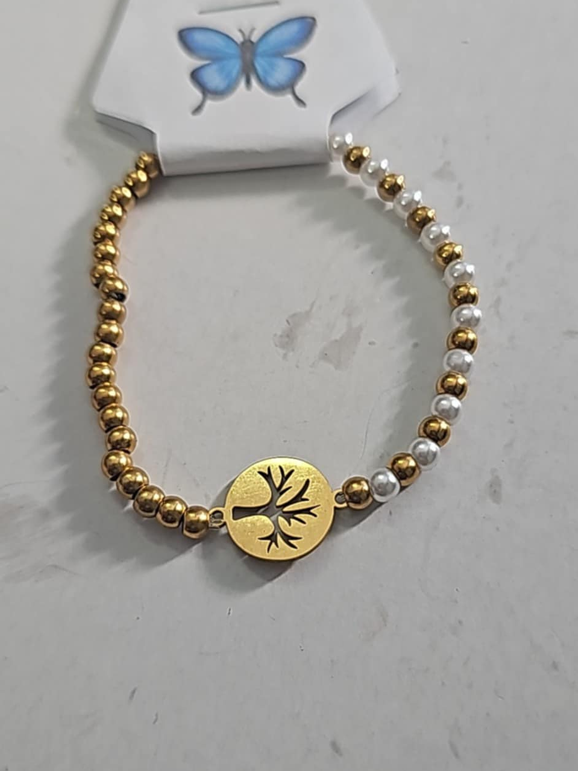 Pulseiras Douradas com Pingentes  3