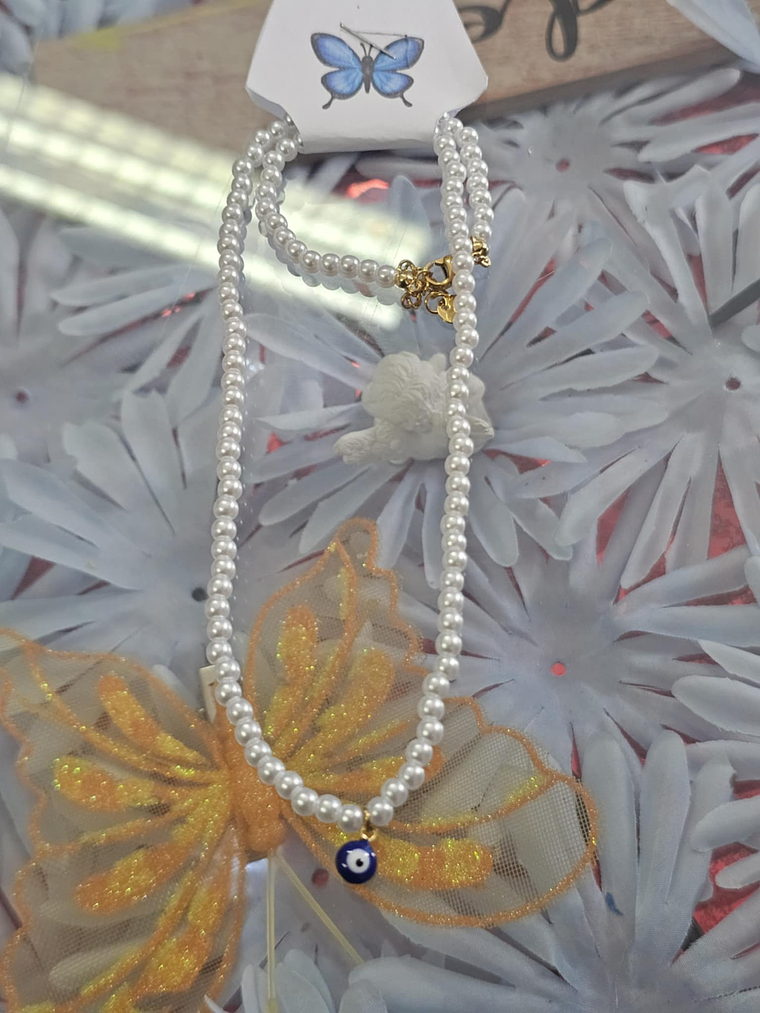 Colares de Pérolas com Pingentes – Proteção e Elegância 3