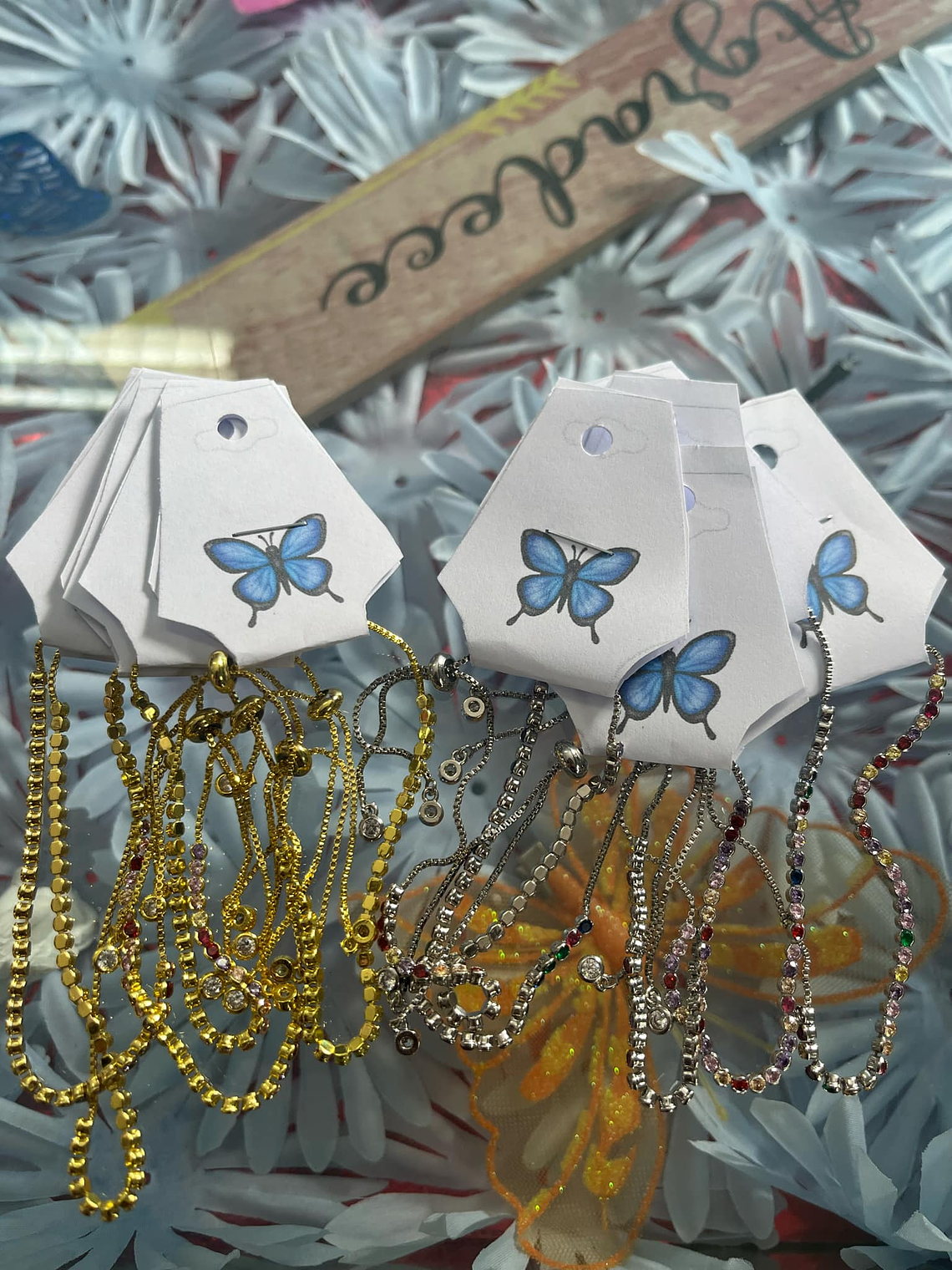 Pulseira de Aço Inoxidável com Zircônias 1