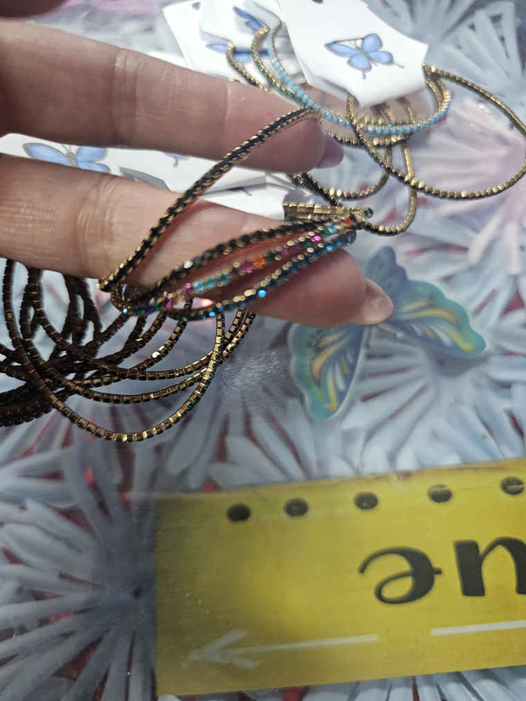 Pulseiras Strass Luxo 2