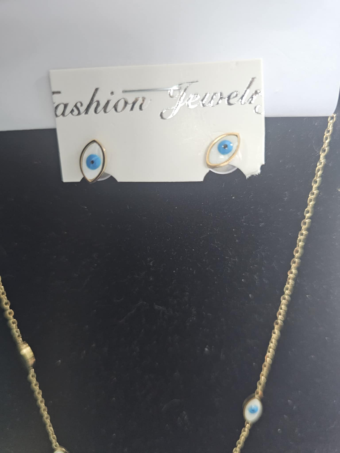 Conjunto Olho Grego – Colar e Brincos de Proteção 2