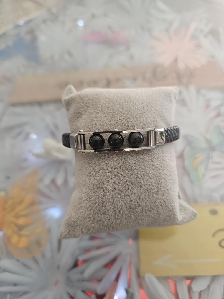 Pulseiras Masculinas de Couro – Estilo & Atitude 9