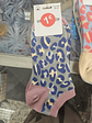 Meias Estampadas com Estilo Animal Print - Thumbnail 1