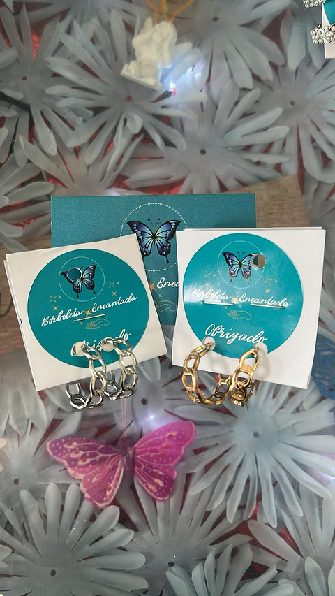 Brincos Argola Corrente – Estilo Urbano e Moderno