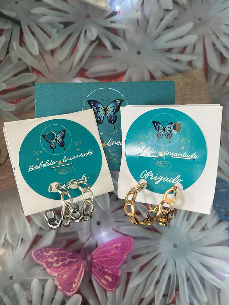 Brincos Argola Corrente – Estilo Urbano e Moderno 1