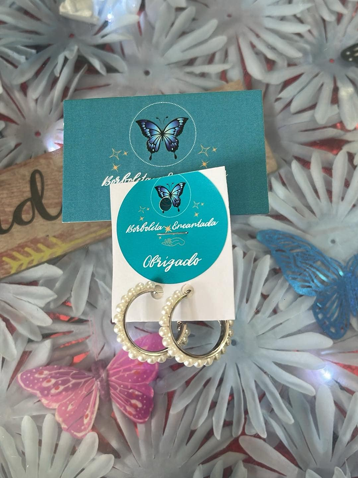 Argolas Pérola Glam – Elegância com Charme 2