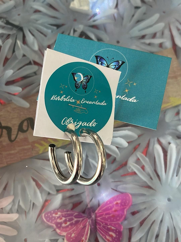 Brincos Argola Dupla – Clássico e Sofisticado 2