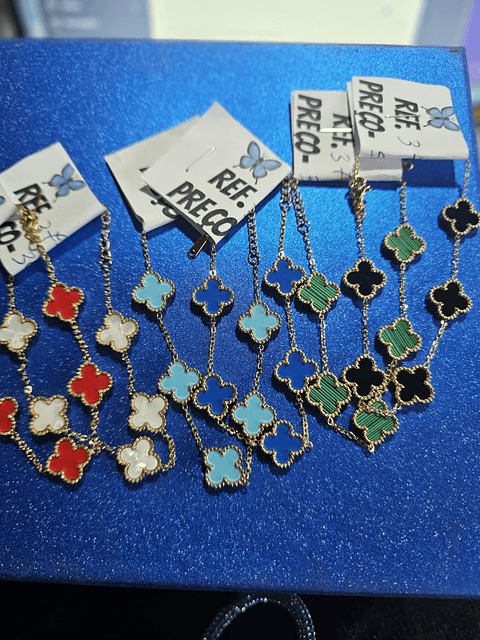 Pulseira Trevo – 6 Cores Disponíveis