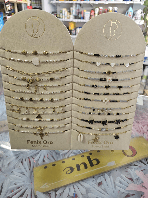 Pulseiras de Tornozelo – Fênix Oro (Acero/Steel)