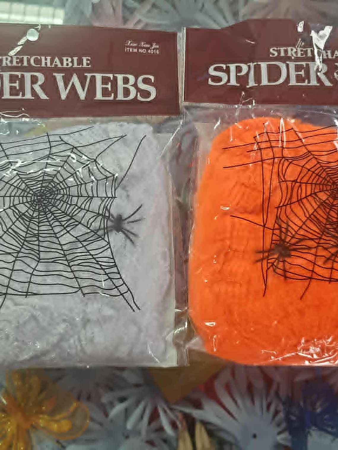 Teia de Aranha Decorativa Halloween – Com Aranhas 1