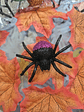 Aranhas Decorativas Halloween com Glitter – Verde, Laranja ou Roxo - Thumbnail 3