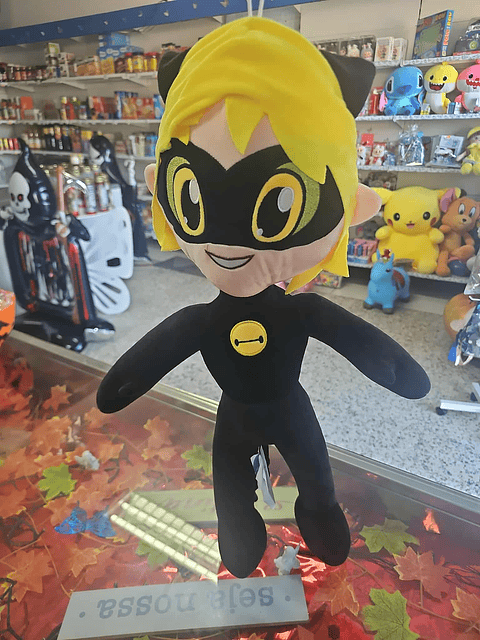 Peluche Cat Noir – Miraculous 🐾✨