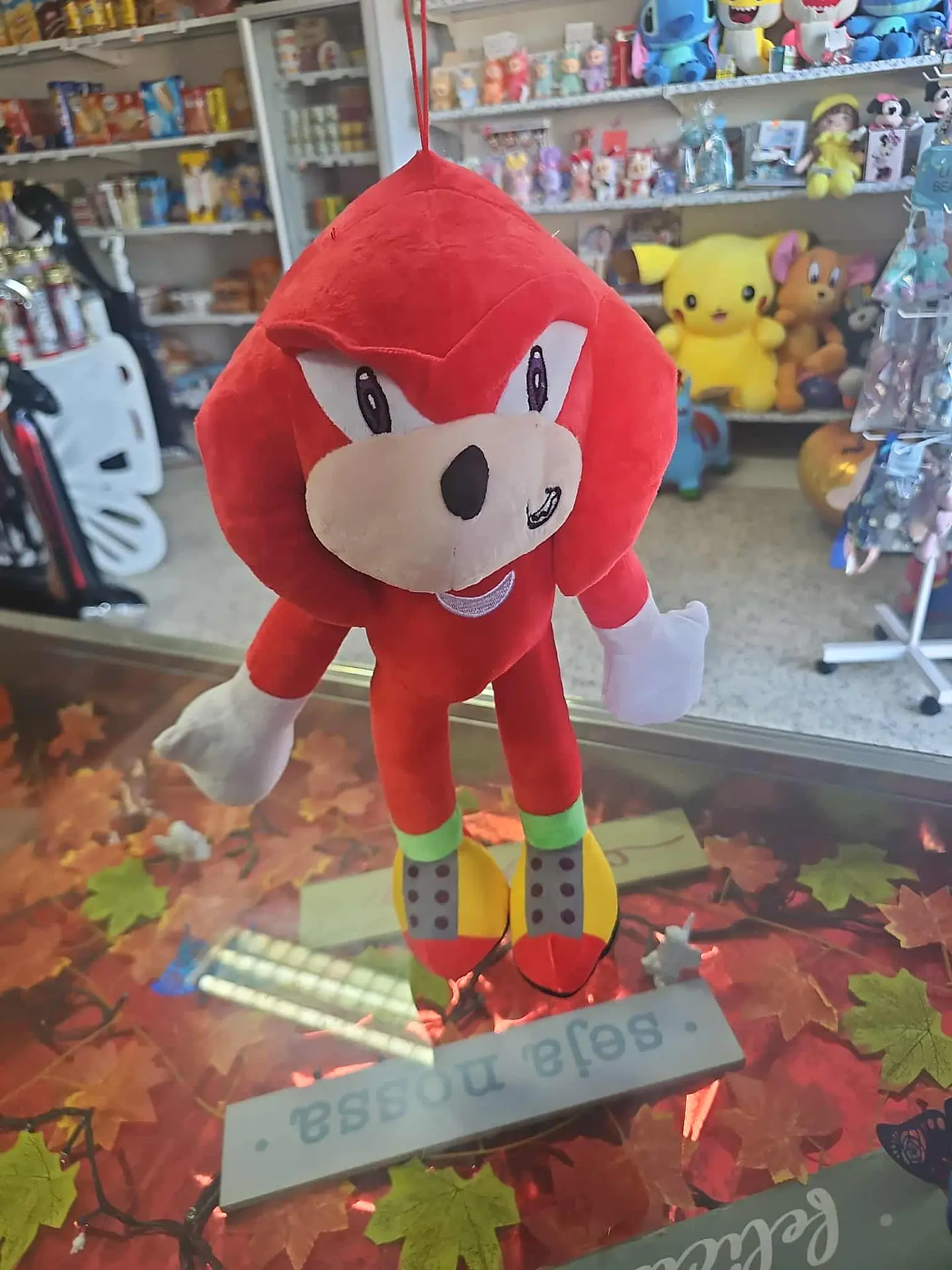 Peluche Sonic e Knuckles – Velocidade e Força 💙❤️ 1
