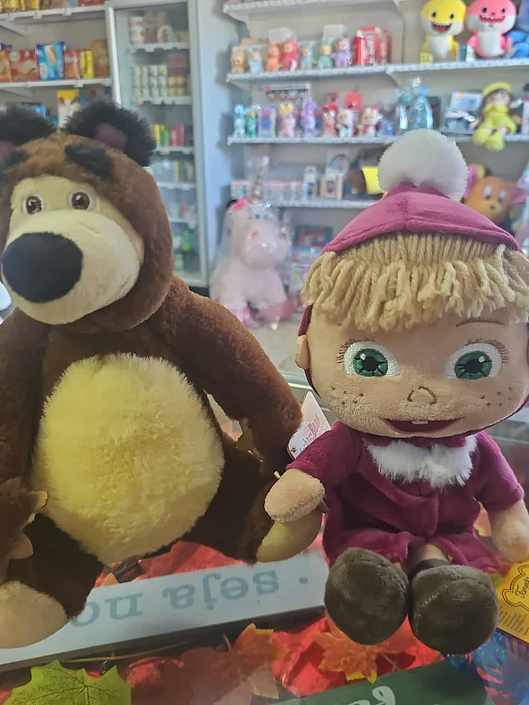 peluche Masha e o Urso – Diversão em Dobro 🐻👧✨ 1