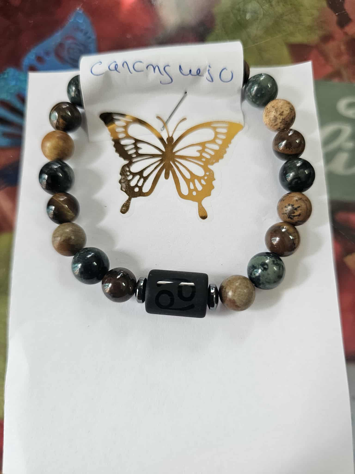 pulseira signo c/olho tigre jape verde turmalina  4