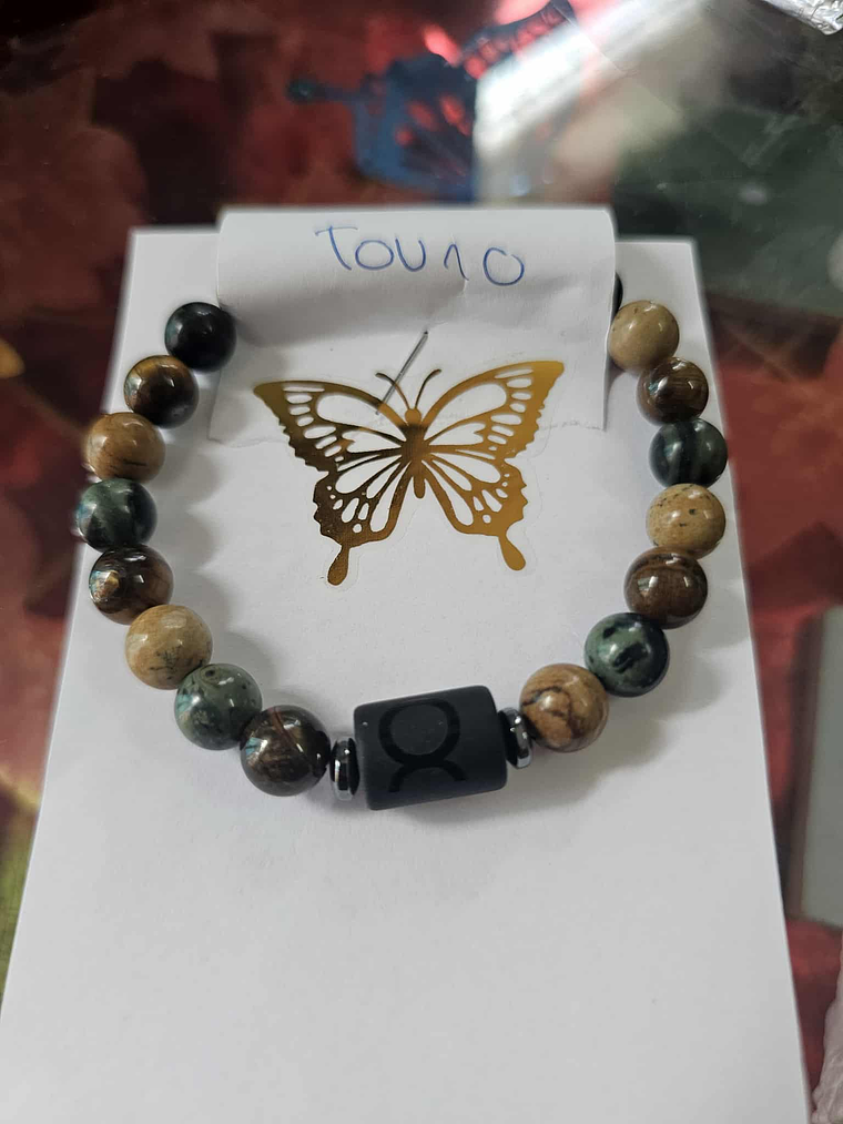 pulseira signo c/olho tigre jape verde turmalina  6