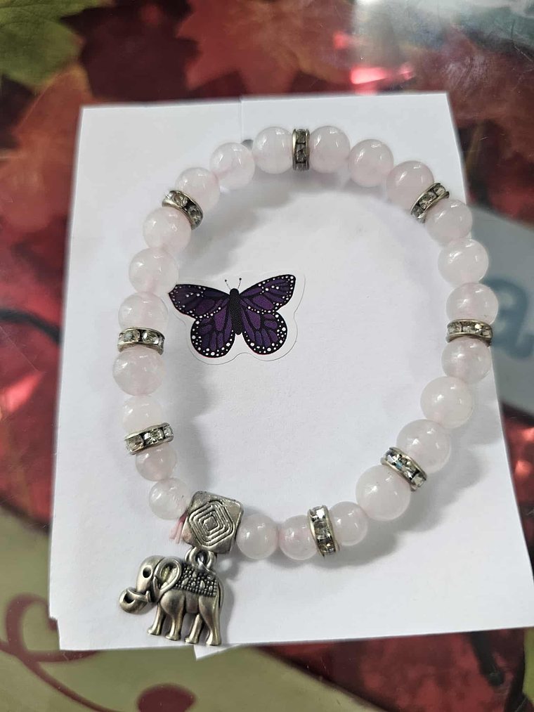 pulseira quatzo rosa  3