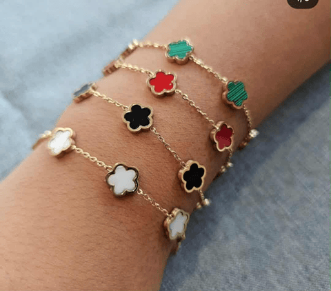 ✨ Pulseira Flor Luxo ✨