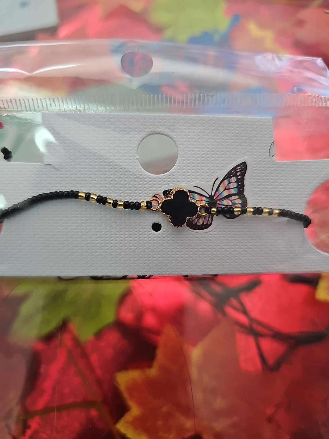 Pulseira  com trevo dourado 1