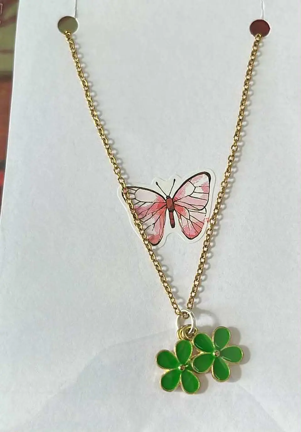 🌸 Colar Duas Flores da Sorte 🌸 1