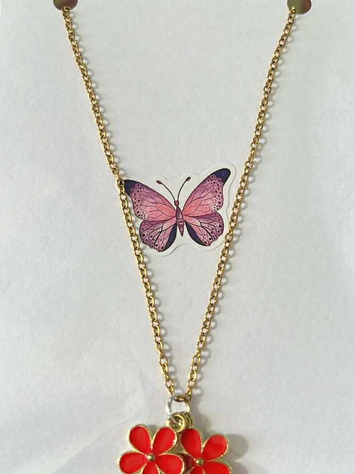 🌸 Colar Duas Flores da Sorte 🌸 5