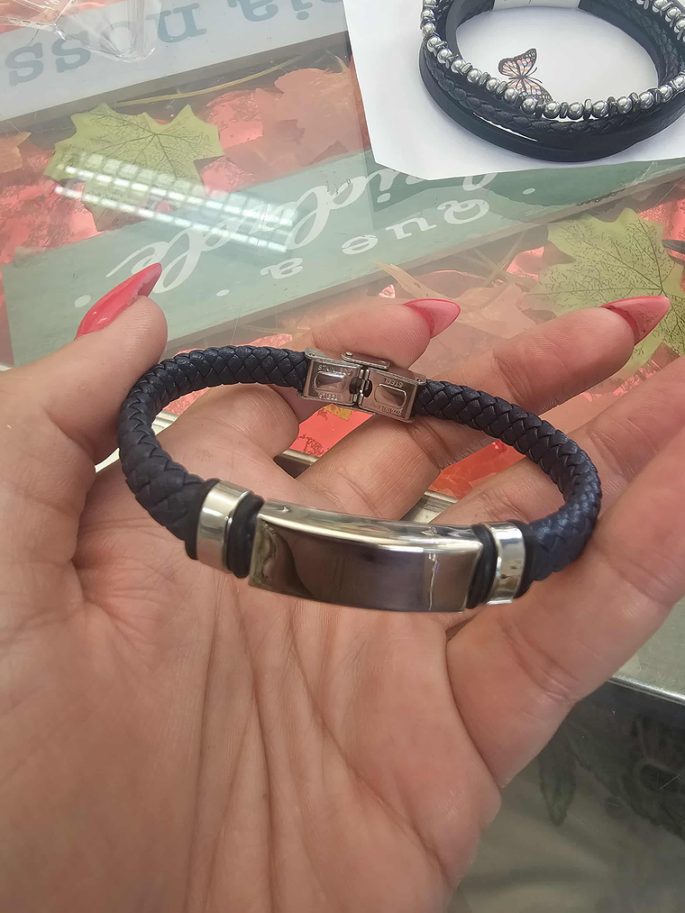 Pulseiras Masculinas / Pulseiras em Couro 9