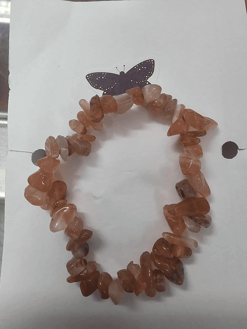 Pulseira Energética em Pedras Naturais – Cornalina