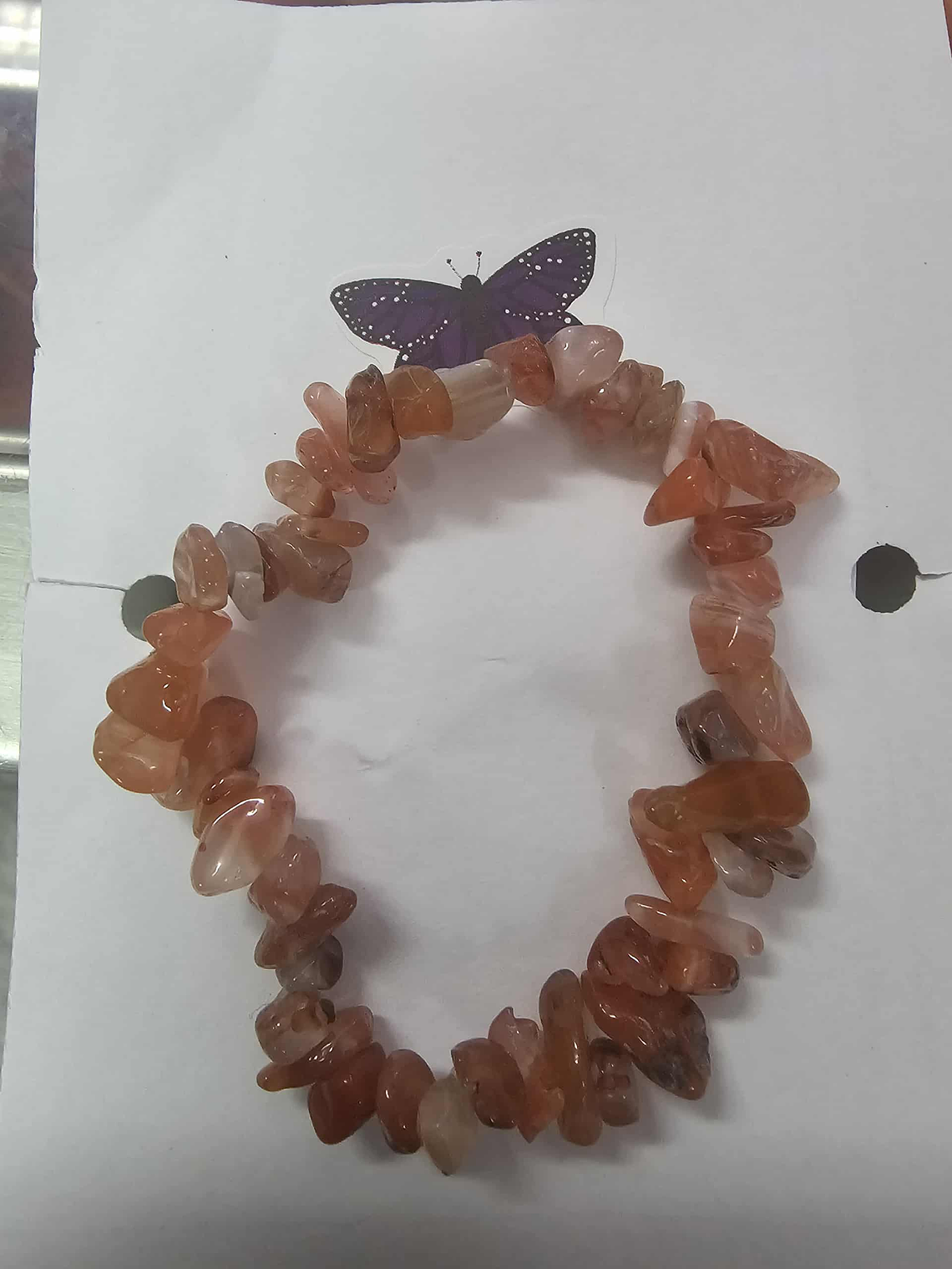 Pulseira Energética em Pedras Naturais – Cornalina 1