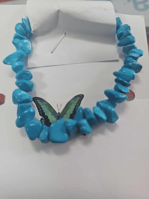 Pulseira de Howlita Turquesa – Paz & Proteção