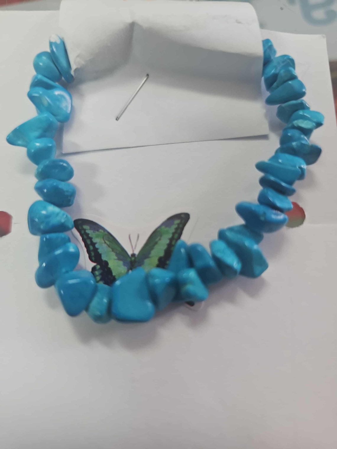 Pulseira de Howlita Turquesa – Paz & Proteção 1