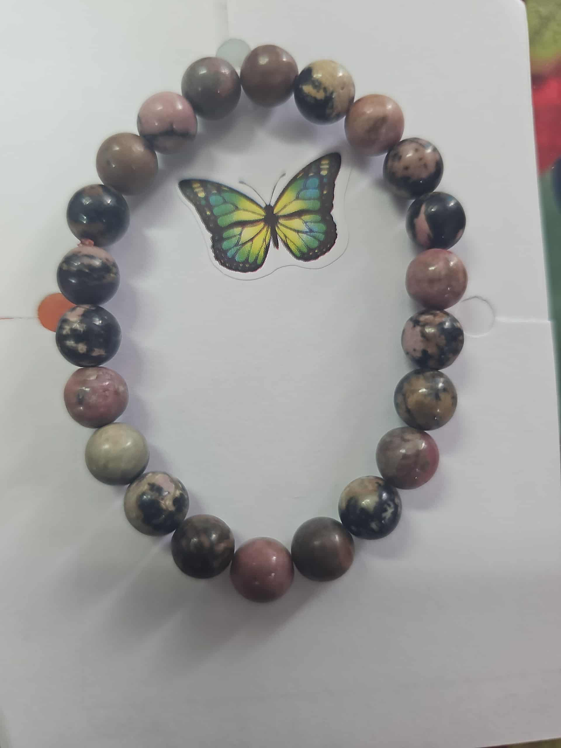 Pulseira Rodonita – Amor & Cura Interior 1